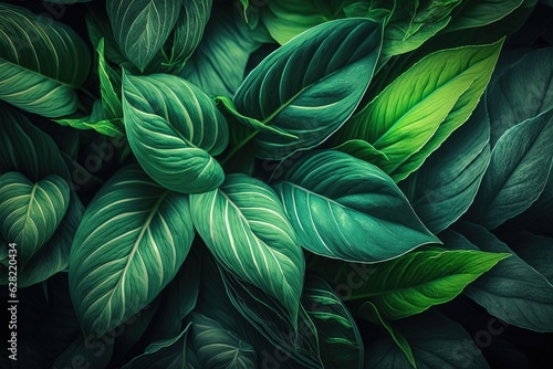 A close up of a green leafy plant