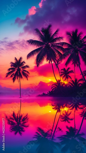 Sunrise in tropical places © Davidus
