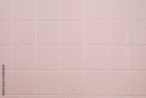Square Pink Tile Background