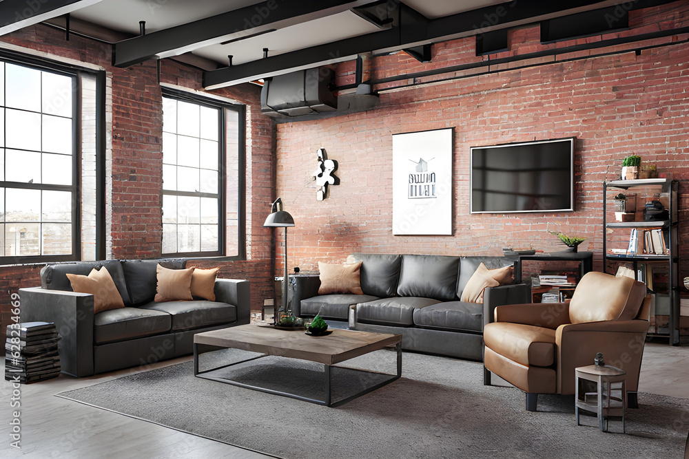 Habitación estilo industrial Habitación estilo industrial