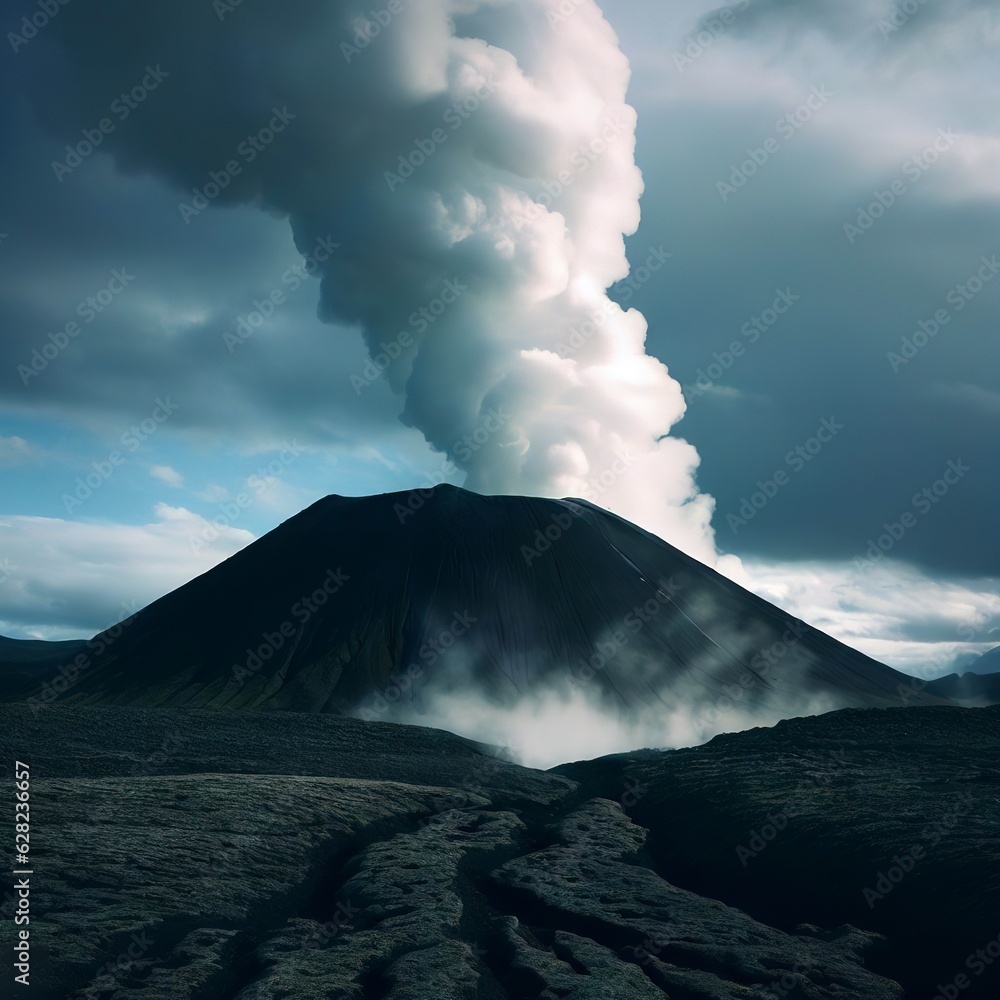 Hverfjall volcano, Reykjahlid, Iceland