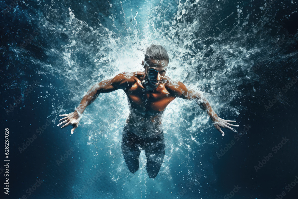 High-Resolution Mock-up Design of an Individual Experiencing a Water Splash