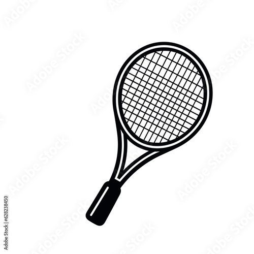 tennis icon vector illustration. Minimalism vector symbols, line icon for logo, mobile app and website design. Vector illustration, EPS10. © pvl0707