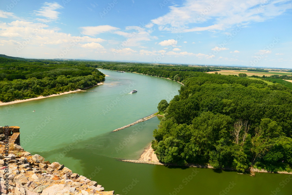 Fototapeta premium Zusammenfluss March und Donau (3)