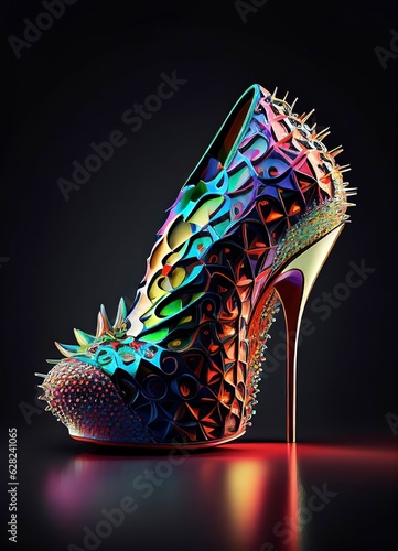 high heels, scarpin, stiletto, generated by ai