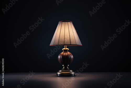 lamp on a solid black background