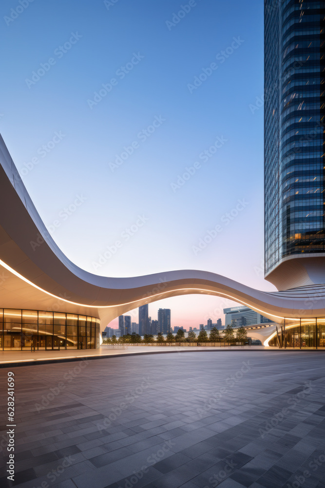 modern building with empty space modern building with empty space