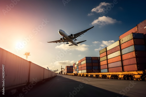 logistic import export background business logistic concept import and export concept