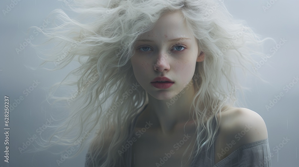 albino girl albino girl