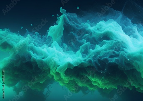 Fluid abstract smoke colored background