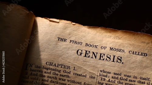 The first book of Moses called Genesis photo