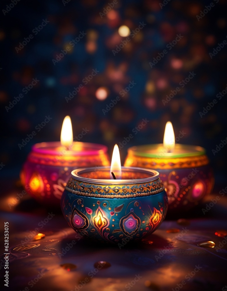 Photo happy diwali the triumph of light and kindness hindu festival of lights celebration diya oil lamps. Ai generated Photo happy diwali the triumph of light and kindness hindu festival of lights celebration diya oil lamps. Ai generated