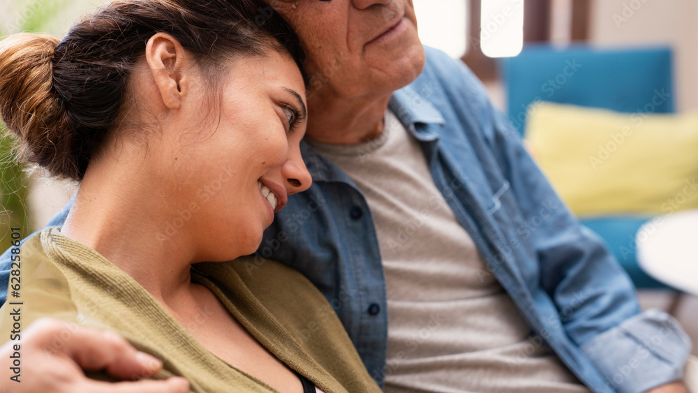 Obraz premium A loving hug at home