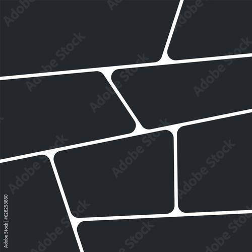 Square Photo Collage Mood Board Frame Photo And Image Mosaic Presentation Template Photographs Collection