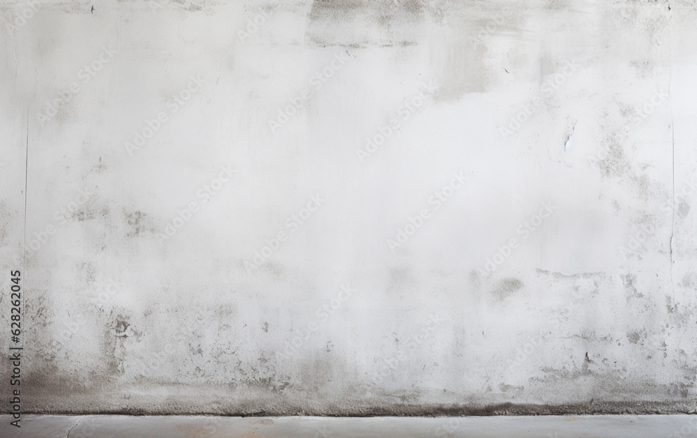 Obraz premium Blank concrete white wall texture background