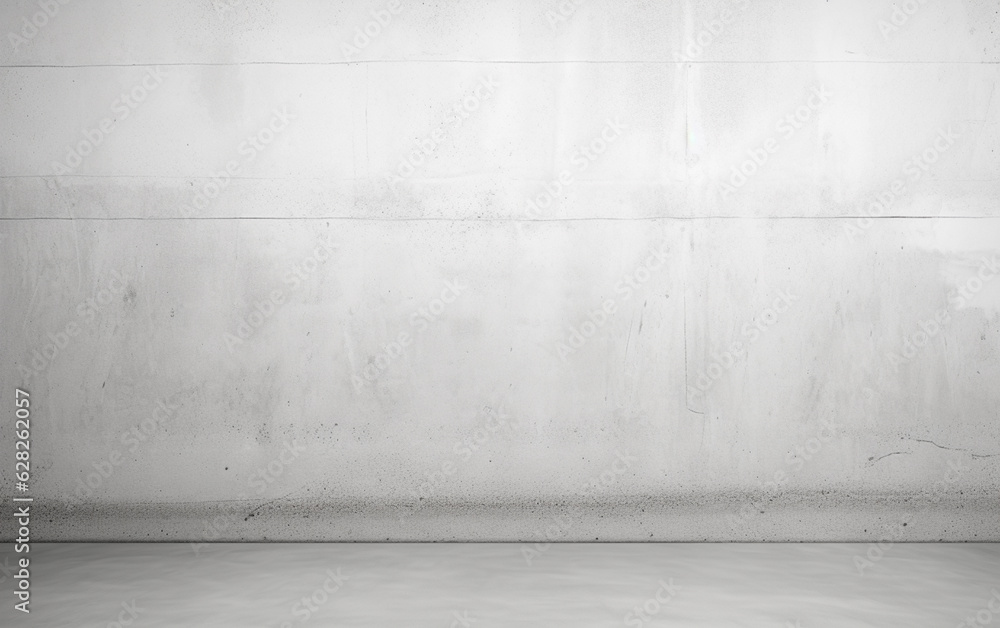 Fototapeta premium Blank concrete white wall texture background