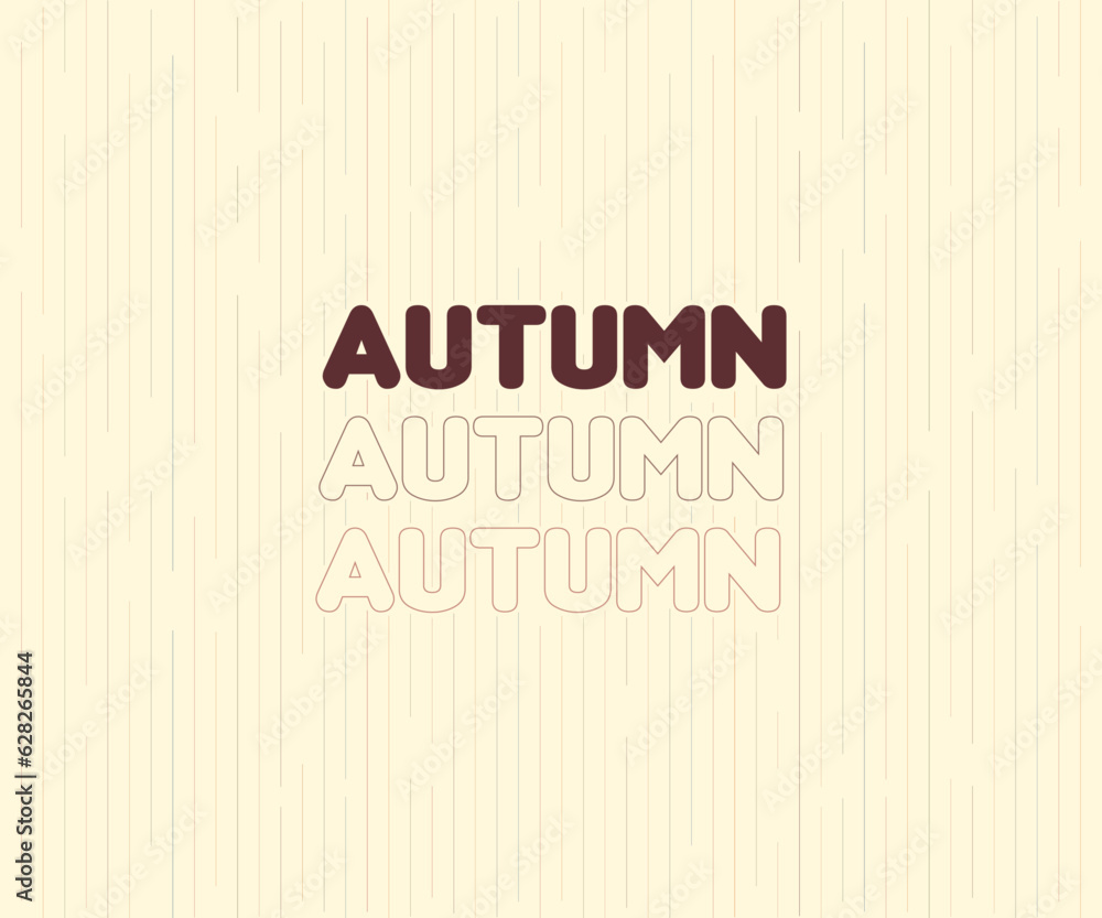 Autumn line art