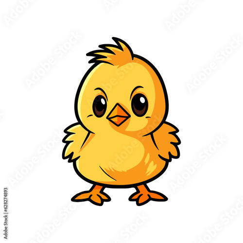baby chicken cartoon cute vector