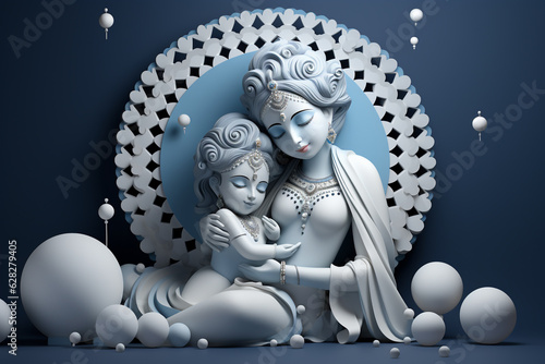 Krishna Janmashtami. one of the main festivals in Hinduism that celebrates birth of Krishna. falls on the 8th day of the waning moon of the lunar month of Shravan, during the Rohini Nakshatra period. photo