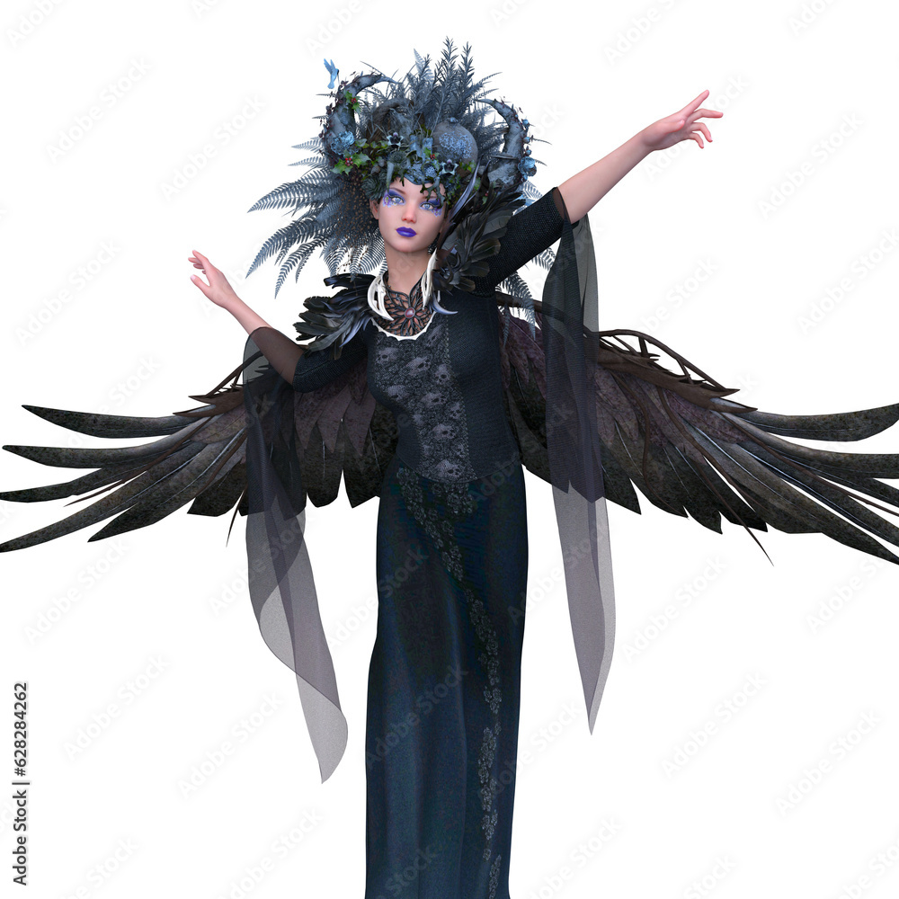 Fototapeta premium 翼を広げた天使