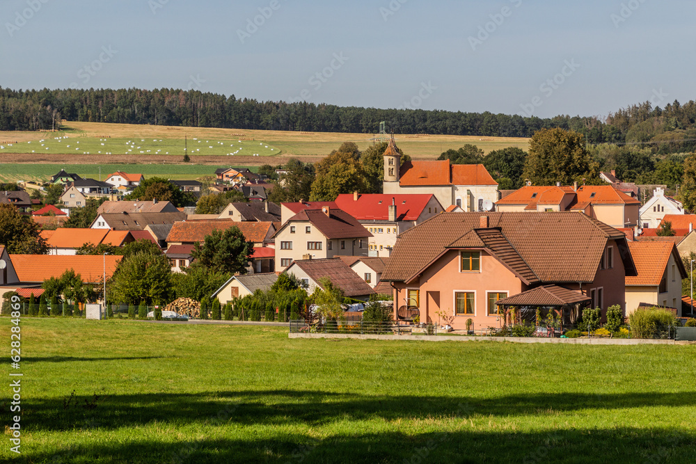 View of Kondrac village, Czech Republic