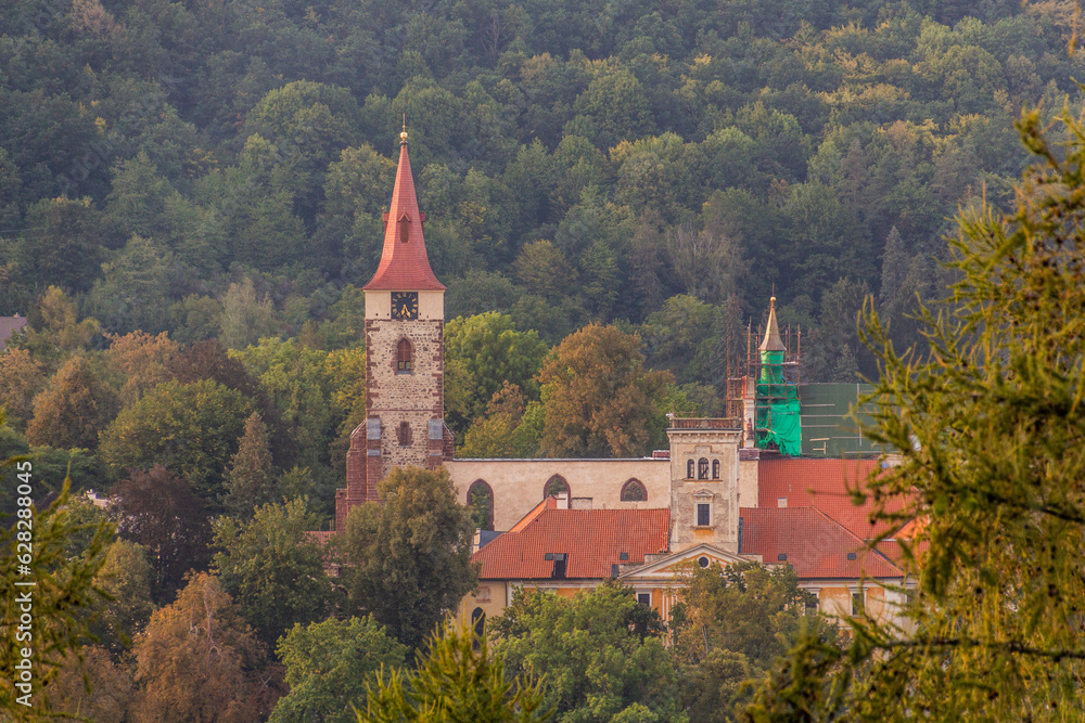 View of Sazava Monastery, Czech Republic
