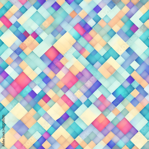 abstract colorful geometric pattern, generative ai