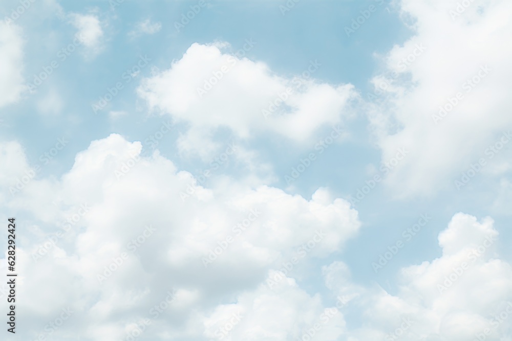 Obraz premium Clouds in s light blue sky