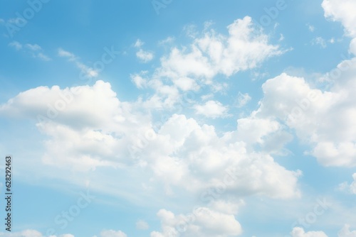 Clouds in s light blue sky