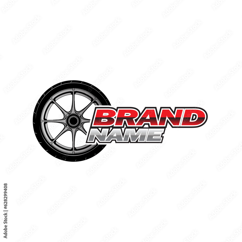 icon logo tires vector design