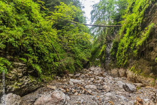 Huciaky gorge in Nizke Tatry mountains, Slovakia photo