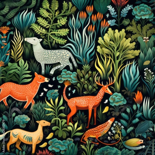 Animal Kingdom Tapestry