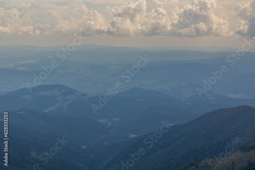 View of Slovakia landscape from Nizke Tatry mountains