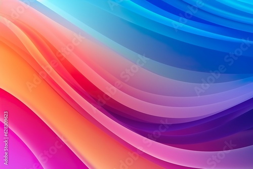 Rainbow colors background  abstract vibrant color gradient banner web header poster design  copy space   Generative AI