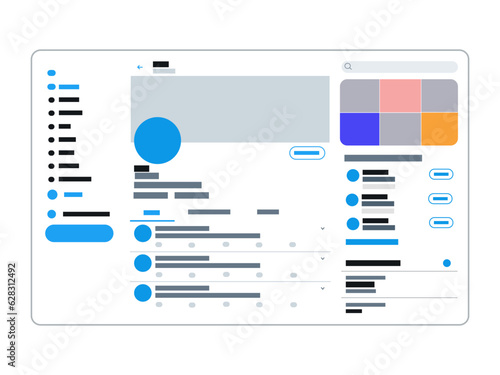 App social media technology modern digital network connection homepage picture news feed online user interface screen