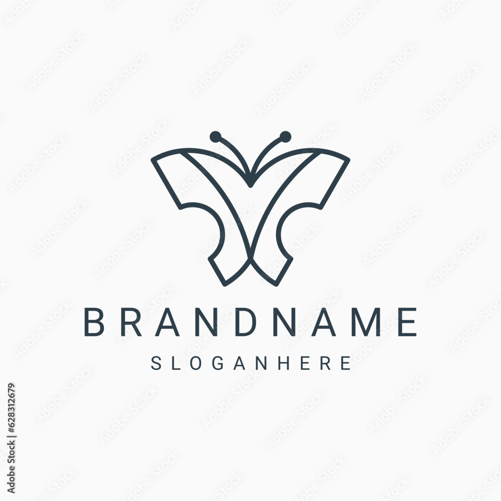 butterfly logo design icon vector illustration butterfly logo design icon vector illustration