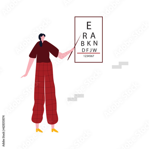 eyes check optical optometry healthcare medcine treatment examination therapy myopia sight test consultation