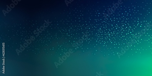 Dark green blue halftone pattern background  abstract color gradient banner design   Generative AI