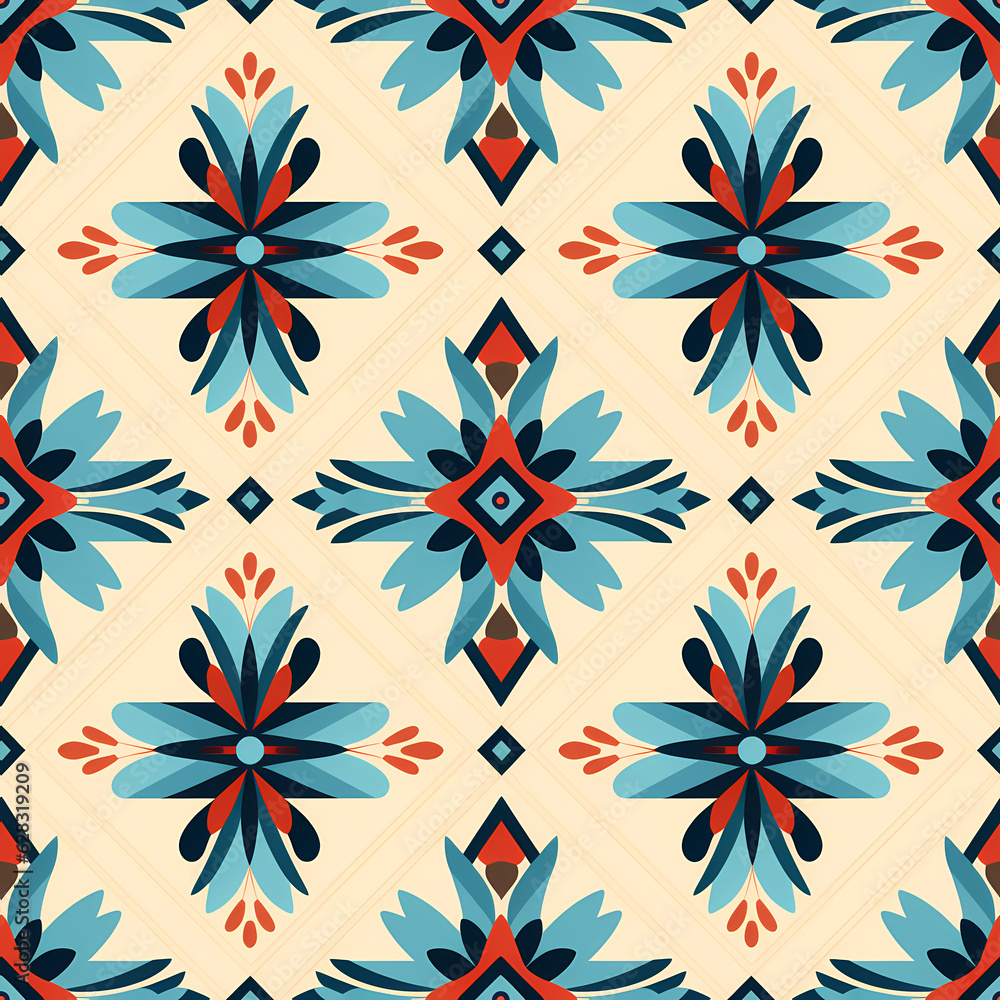 Traditional Abstract Seamless Pattern Illustration Artwork Traditional Abstract Seamless Pattern Illustration Artwork