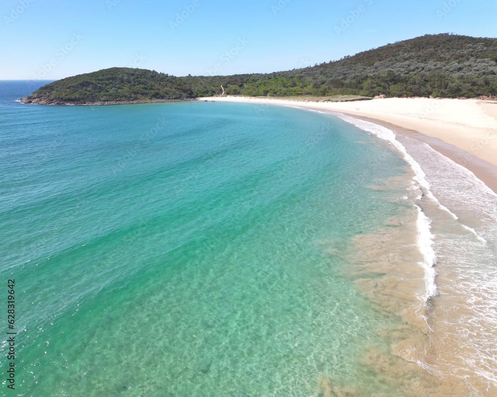 Beach on Fingal Island, Port Stephens, NSW