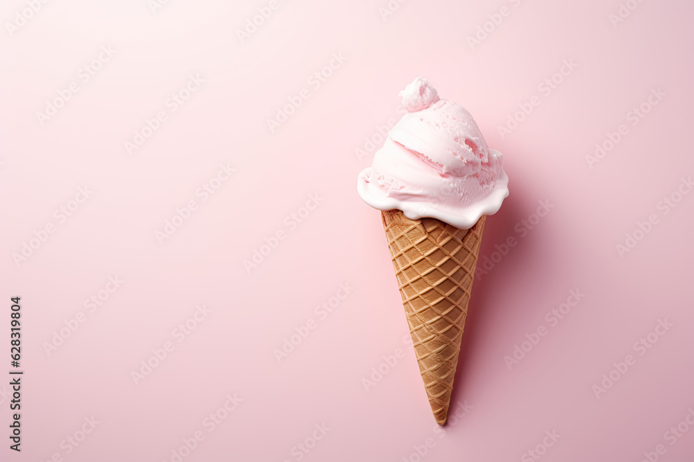 Colourful ice cream on a clean background Colourful ice cream on a clean background