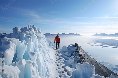 ice mountain hiking © Dinusha