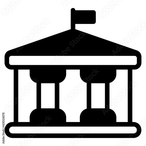  Government black style icon