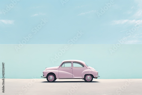 Retro vintage car on a clean background © grey