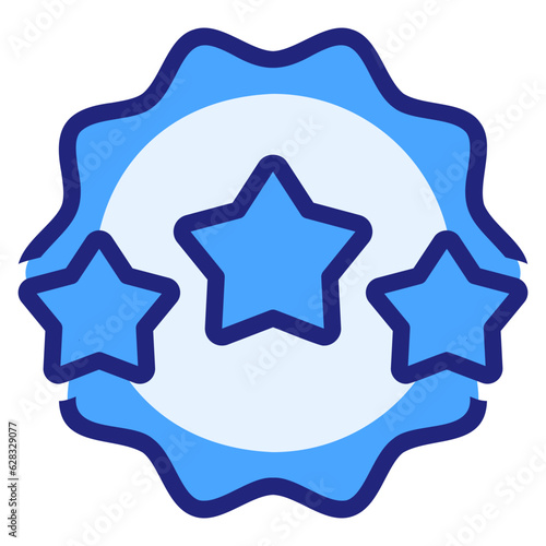  Satisfaction blue style icon