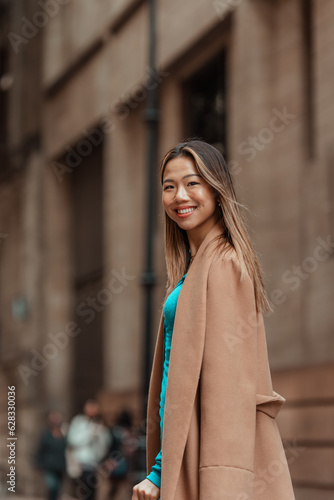 beautiful asian girl traveling alone © CarlosCalixto