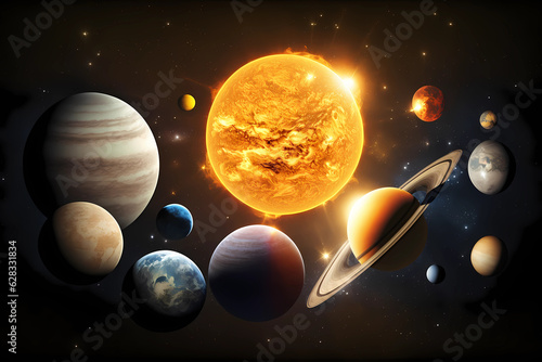 Exploring the Solar System: A Journey to the Stars | AI Generative