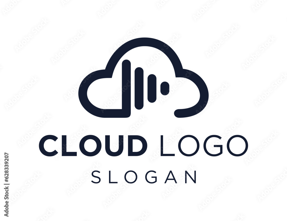 Logo about Cloud on white background. created using the CorelDraw application. Logo about Cloud on white background. created using the CorelDraw application.