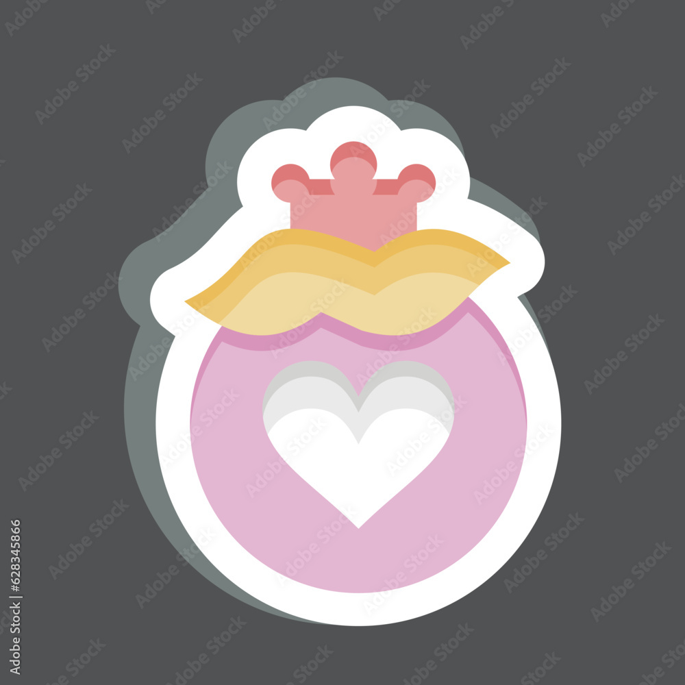 Sticker Gift 2. related to Decoration symbol. simple design editable. simple illustration Sticker Gift 2. related to Decoration symbol. simple design editable. simple illustration