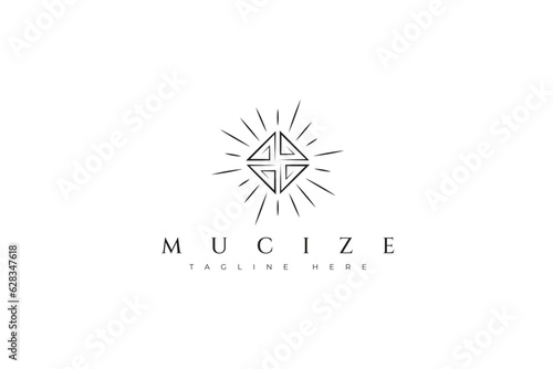 Cube Light Logo Abstract Apocalypse Miracle Mystery Pendant Business Fashion and Jewelry